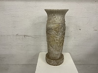 Prachtige zware albasten lamp/zuil (in goede staat) - afbeelding 4 van  4