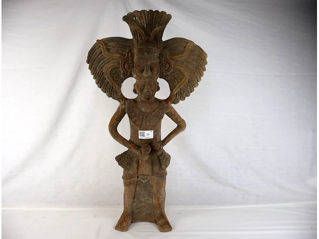 Pre colombiaans terracotta beeld - afbeelding 1 van  6