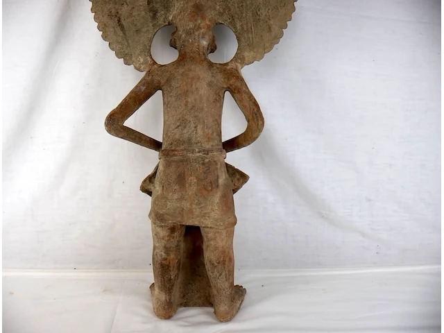 Pre colombiaans terracotta beeld - afbeelding 6 van  6