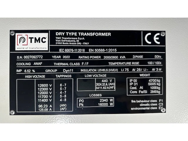 Pre-process power transformer 2 tmc - afbeelding 5 van  5