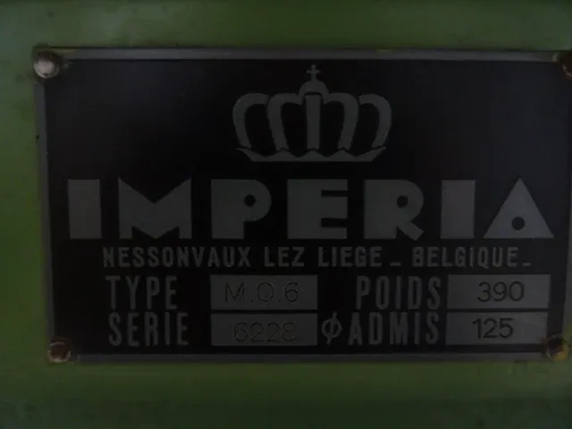 Precisie gereedschap slijpmachine imperia - afbeelding 9 van  12
