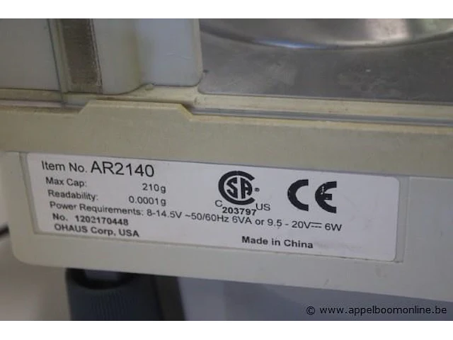 Precisieweegschaal adventurer, ar2140 - afbeelding 4 van  4