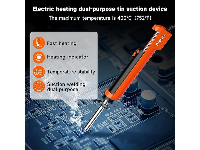 Preciva 929d-v elektrische desoldeerbout - afbeelding 2 van  2