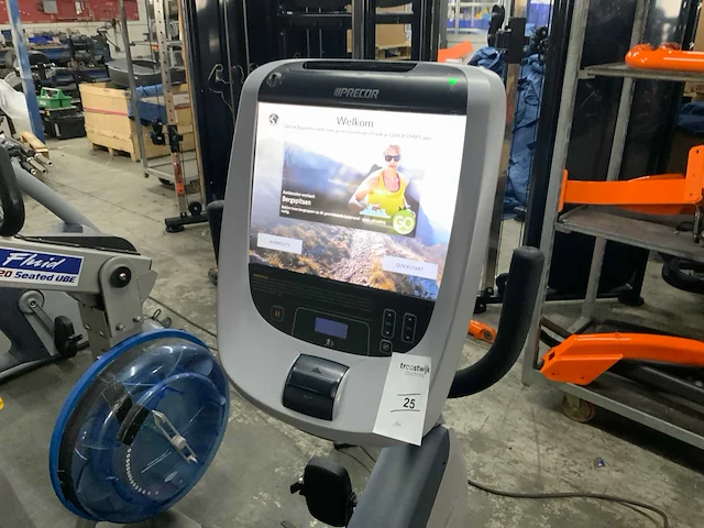 Precor 885 p80 recumbent bike home trainer - afbeelding 2 van  5