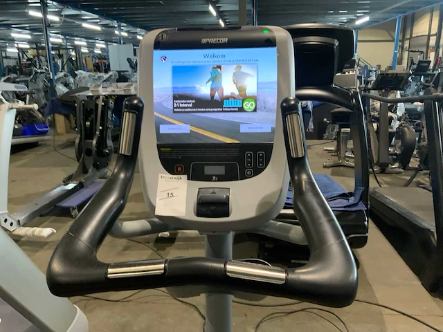 Precor 885 p80 uprightbike home trainer - afbeelding 2 van  6