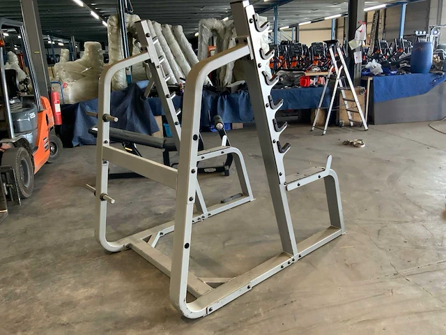 Precor squat rek krachtstation - afbeelding 4 van  5