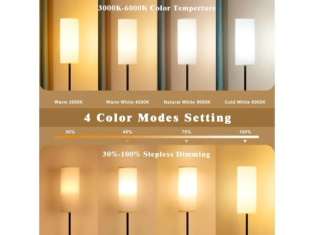 Preeotti vloerlamp - afbeelding 2 van  6