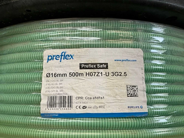 Preflex 3g2,5 elektriciteitskabel 6 rollen - afbeelding 2 van  2