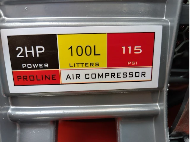 Premium stahl pr-100l luchtcompressor 100 liter - afbeelding 9 van  9