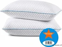 Premium traagschuim kussen - 60x40cm - afbeelding 1 van  4