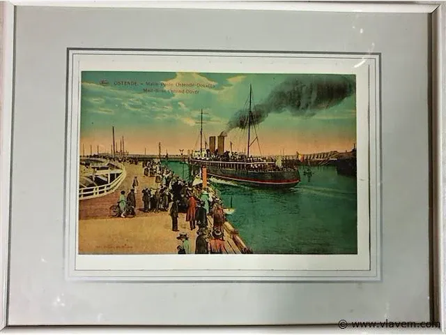 Prentkaart marco marcovici 'ostende-douvres' - afbeelding 1 van  4