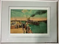 Prentkaart marco marcovici 'ostende-douvres' - afbeelding 1 van  4