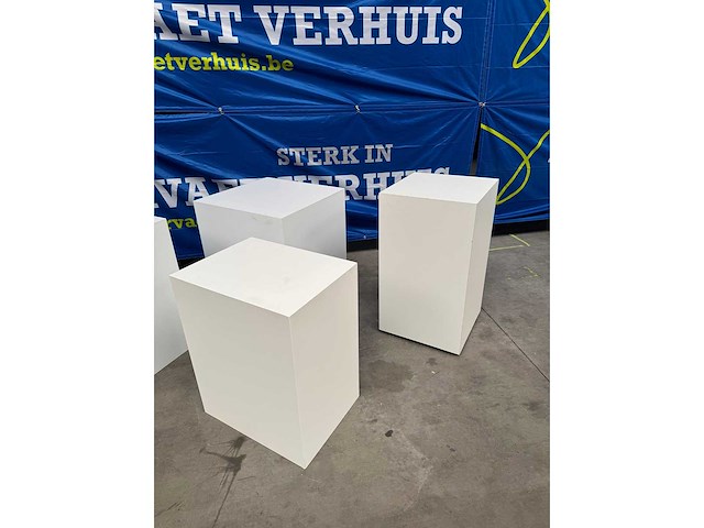 Presentatiesokkels (4x) - afbeelding 2 van  5