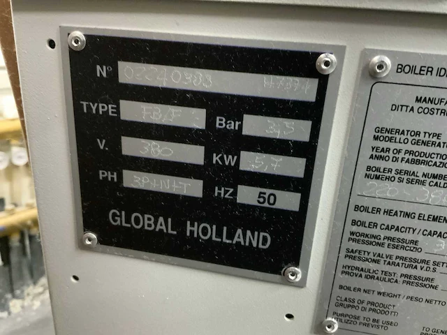 Press-vite 8m/98 1123 industriële strijktafel - afbeelding 8 van  9