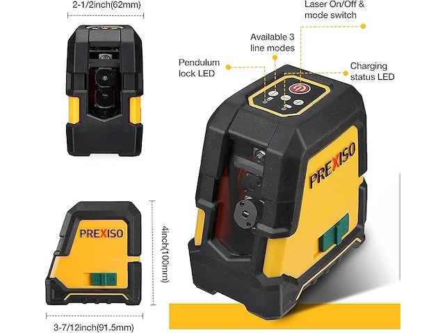 Prexiso laserwaterpas zelfnivellerend - afbeelding 2 van  4