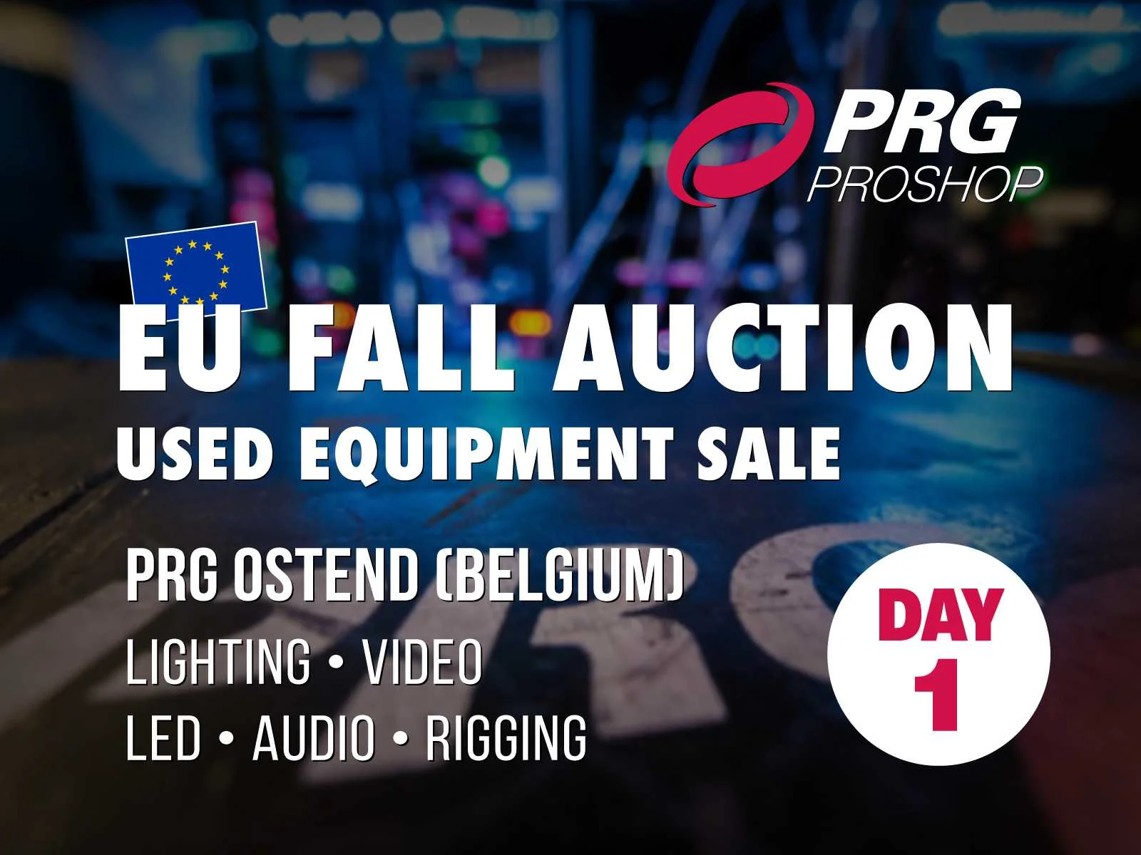 Prg proshop day 1: audio-, video- en lichttechniek