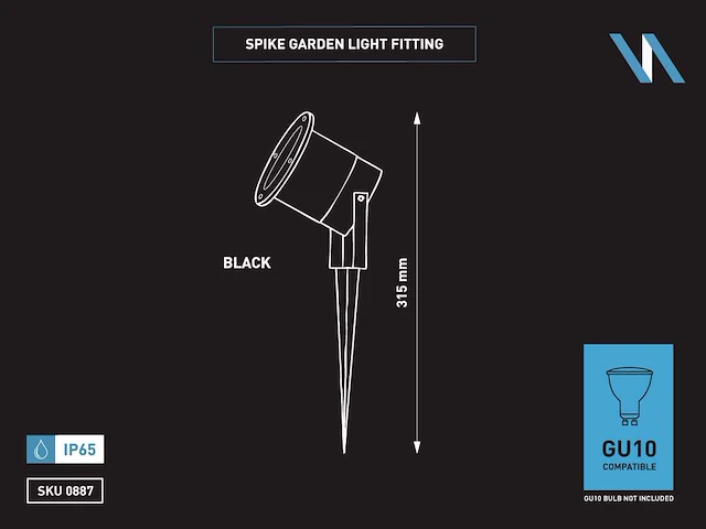 Prikspot alu gu10 fitting waterdicht (30x) - afbeelding 6 van  6