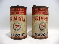 Primista oud olieblik (x2) - afbeelding 1 van  5