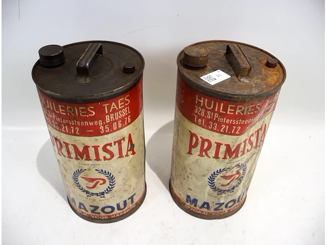 Primista oud olieblik (x2) - afbeelding 2 van  5