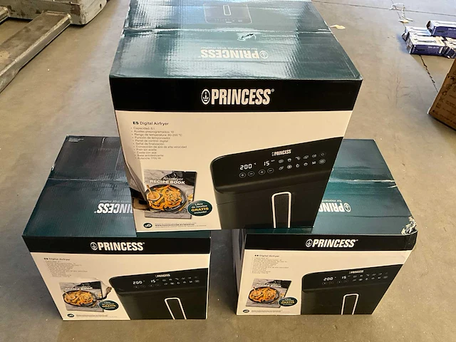 Princess airfryer met pizza pan 6 liter 1700 watt (3x) - afbeelding 6 van  9