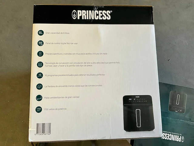 Princess airfryer met pizza pan 6 liter 1700 watt (3x) - afbeelding 8 van  8