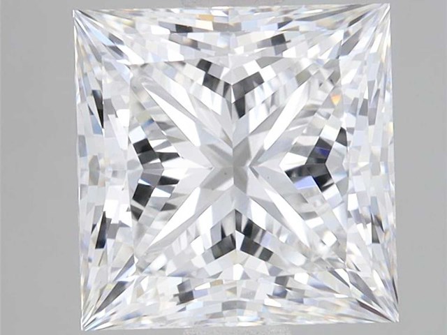 Princess diamant 1.08ct – d/vvs2 – hrd - afbeelding 1 van  4