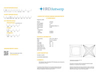 Princess diamant 1.18ct – e/vvs2 – hrd - afbeelding 4 van  4