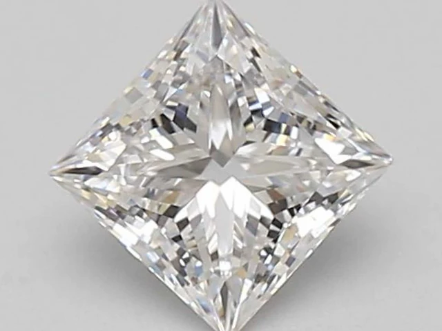 Princess diamond 1.03ct d/vvs2 (hrd certified) - afbeelding 1 van  4