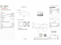 Princess diamond 2.06 e/vs1 (igi certified) - afbeelding 4 van  5
