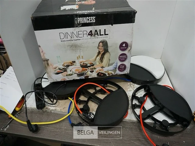 Princess dinner 4 all tafelgrill 104000 4 persoons - afbeelding 1 van  3