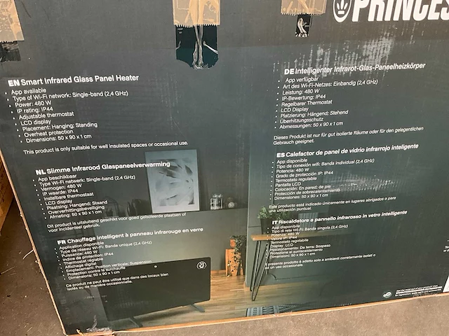 Princess diverse smart infrarood paneel verwarmingen (3x) - afbeelding 9 van  13