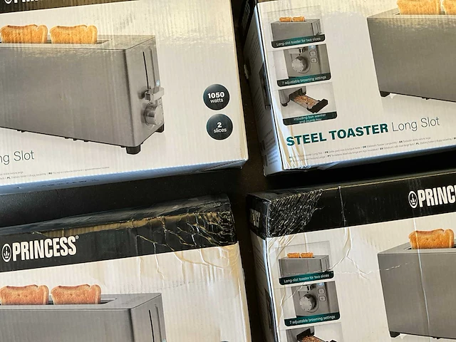 Princess rvs broodrooster 1050 watt (5x) - afbeelding 2 van  8