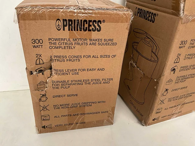 Princess sinaasappelpers 300 watt (2x) - afbeelding 5 van  6