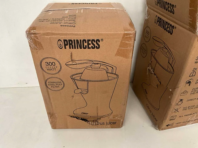 Princess sinaasappelpers 300 watt (2x) - afbeelding 6 van  6