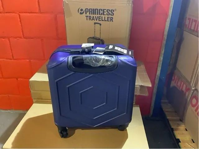 Princess valencia abs dark blue reiskoffer - afbeelding 1 van  10