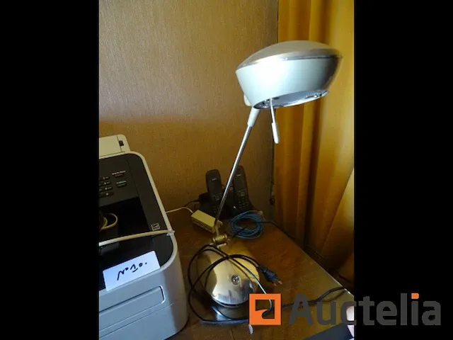 Printer brother, cartridges, bureautafel lamp, 2 telefoons - afbeelding 2 van  12