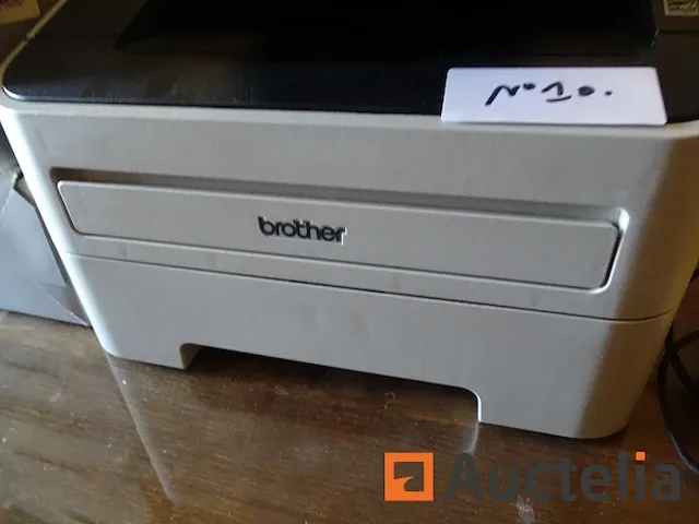 Printer brother, cartridges, bureautafel lamp, 2 telefoons - afbeelding 7 van  12