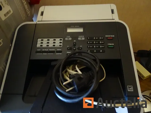 Printer brother, cartridges, bureautafel lamp, 2 telefoons - afbeelding 8 van  12