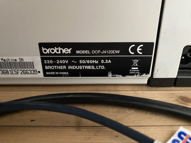 Printer brother dcp-j4120dw - afbeelding 3 van  3