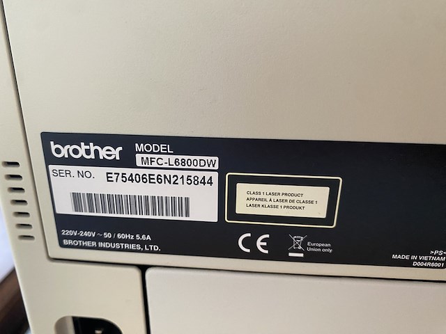 Printer brother + drum en toner - afbeelding 4 van  4