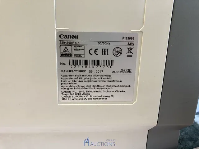 Printer canon - afbeelding 3 van  3