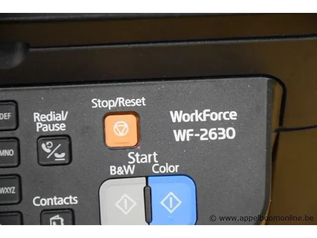 Printer epson, type workforce wf-2630, werking niet gekend, zonder kabels - afbeelding 2 van  2