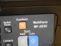 Printer epson, type workforce wf-2630, werking niet gekend, zonder kabels - afbeelding 2 van  2