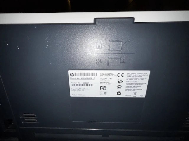 Printer hp laserjet p3015 - afbeelding 4 van  4