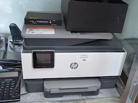 Printer hp office jet pro 9010e , telefoontoestel grandstream gxv3240 , telefoontoestel yealink sip-t42y ultra elegant gigabit ip phone , kantoormateriaal w.o. perforator, mappen, nietjesmachine, enz (9,12,15,16) - afbeelding 2 van  7