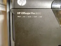 Printer hp pro 8600, 2 digitale fototoestellen, diverse lampen, klein handgerief, karton pvc bakjes - afbeelding 4 van  16