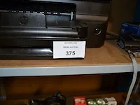 Printer hp pro 8600, 2 digitale fototoestellen, diverse lampen, klein handgerief, karton pvc bakjes - afbeelding 16 van  16