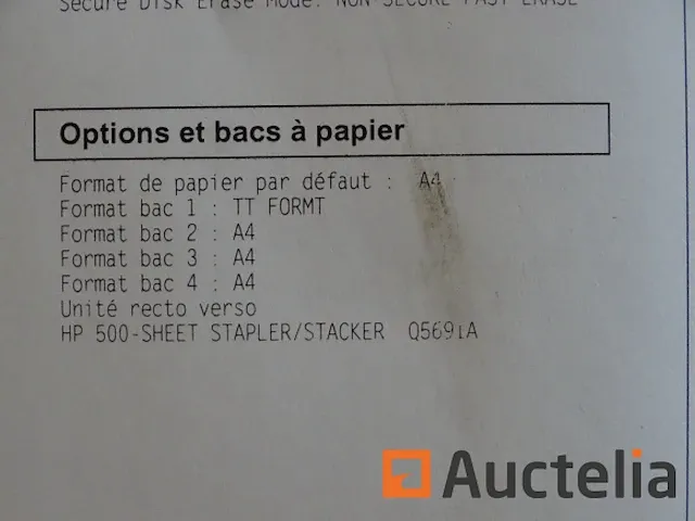 Printer op wielen hp laserjet serie 4345 mfp q3944a - afbeelding 4 van  13