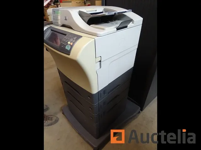 Printer op wielen hp laserjet serie 4345 mfp q3944a - afbeelding 1 van  13