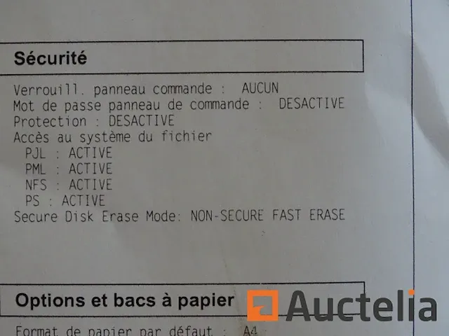 Printer op wielen hp laserjet serie 4345 mfp q3944a - afbeelding 7 van  13
